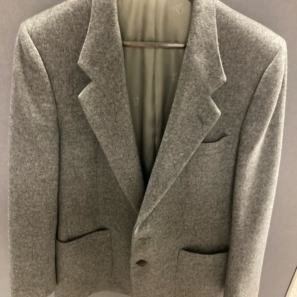 Valentino Camel Hair Blazer Jacket